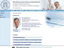 Tablet Screenshot of medunikkh.de